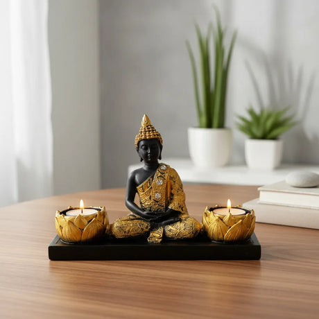Porta Vela Siddharta Black&Gold