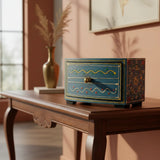 Cajonera India Celeste