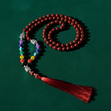 Japa Mala Buda Jaspe Rojo 6mm
