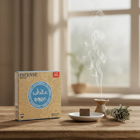 Ladrillos de Incienso Salvia Blanca