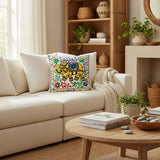 Funda de Cojín Elephant Amarillo y Azul