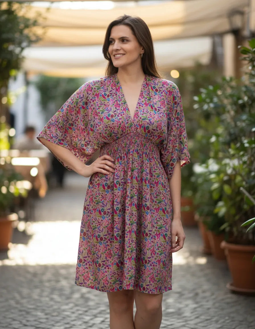 Vestido Oishi Rosa