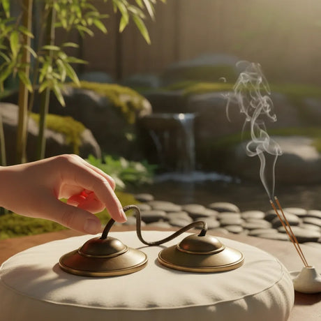 Tingshas Campanas Tibetanas Lisa 9 cm