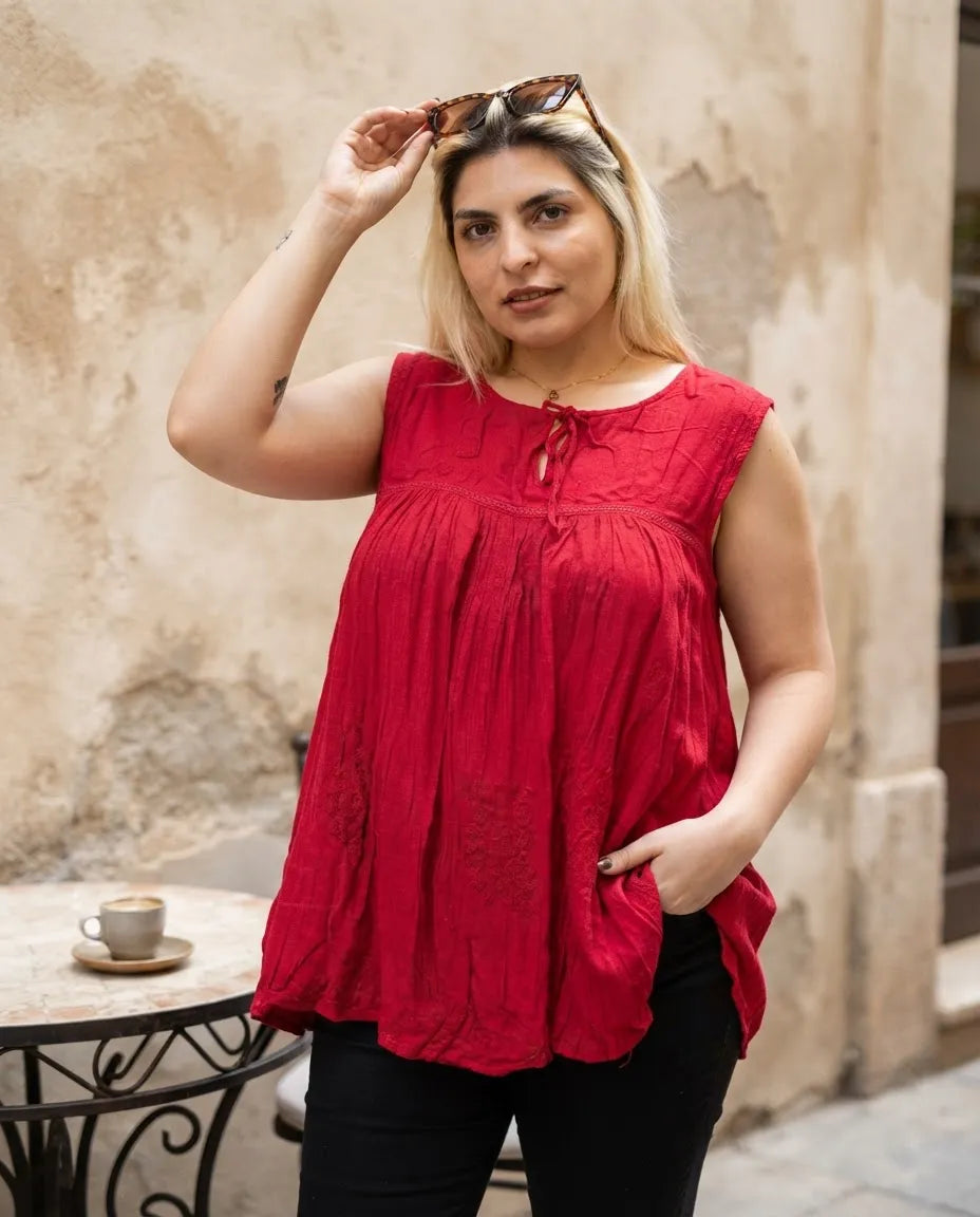 Blusa Babli Rosada