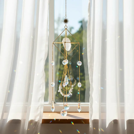 Atrapasol Cristal Cuarzo Cristal