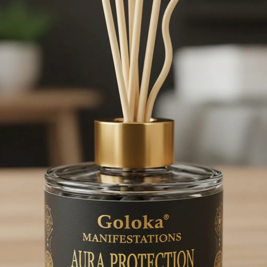 Difusor de Varilla Pachulí con Obsidiana Negra 100 mL