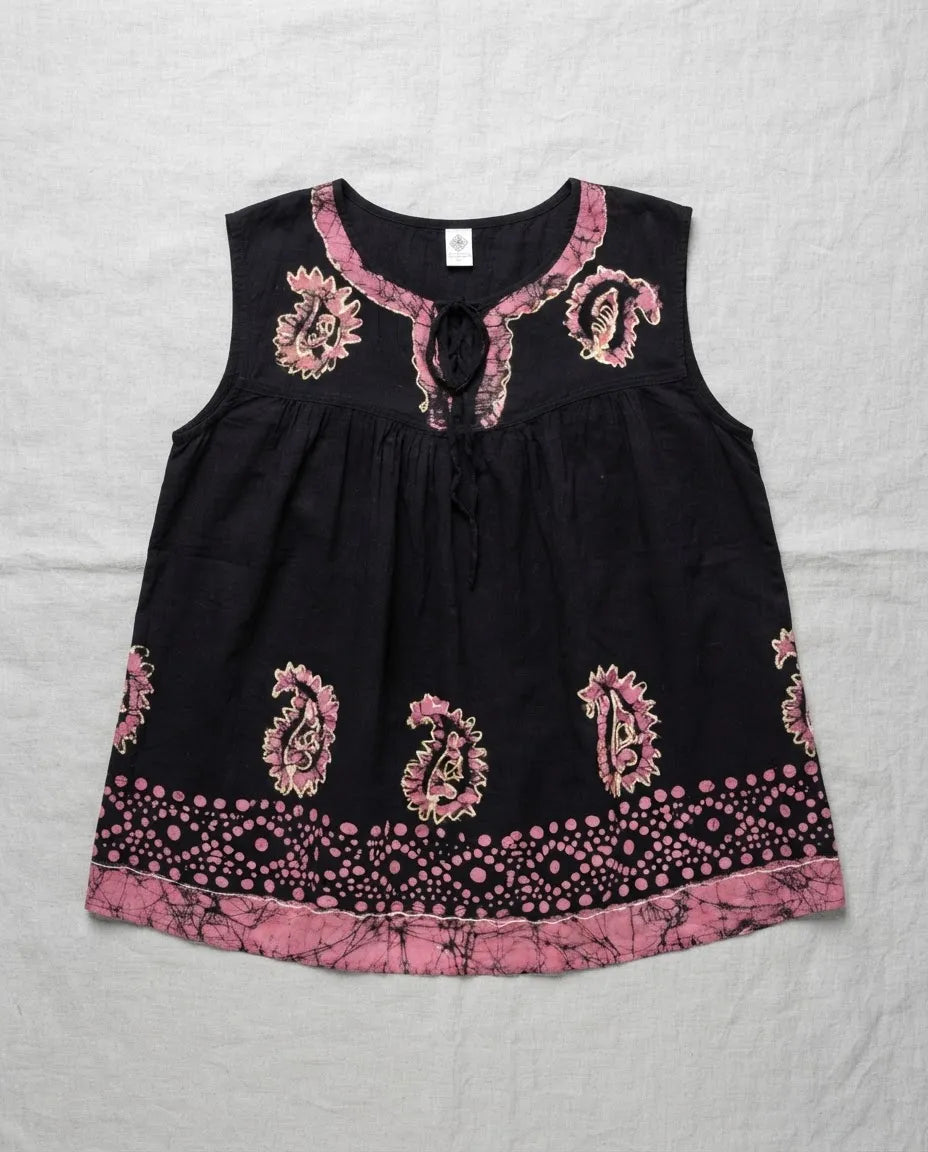 Blusa Dayita Negro con Rosado