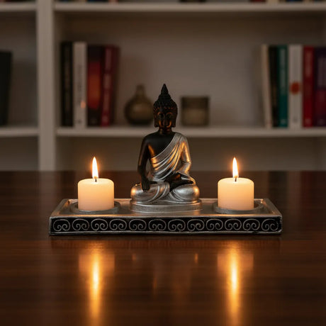 Porta Vela Siddharta Black&Silver