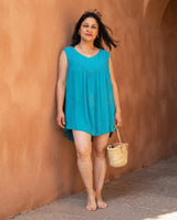 Blusa Vestido Chiti Celeste