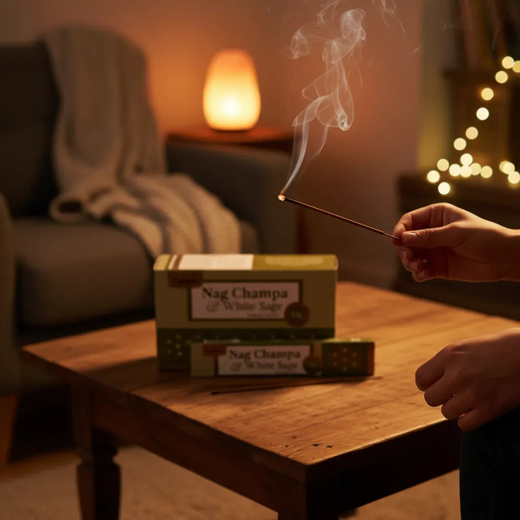 Incienso Nag Champa Salvia Blanca
