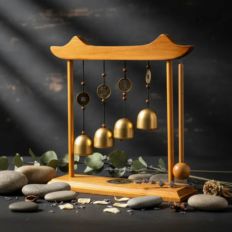 Campanitas Gong de Escritorio Café