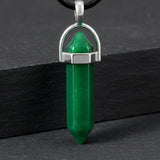 Collar de Punta Jade Verde