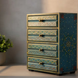 Cajonera Celeste 4 Cajones
