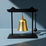 Campana Gong de Escritorio Negro