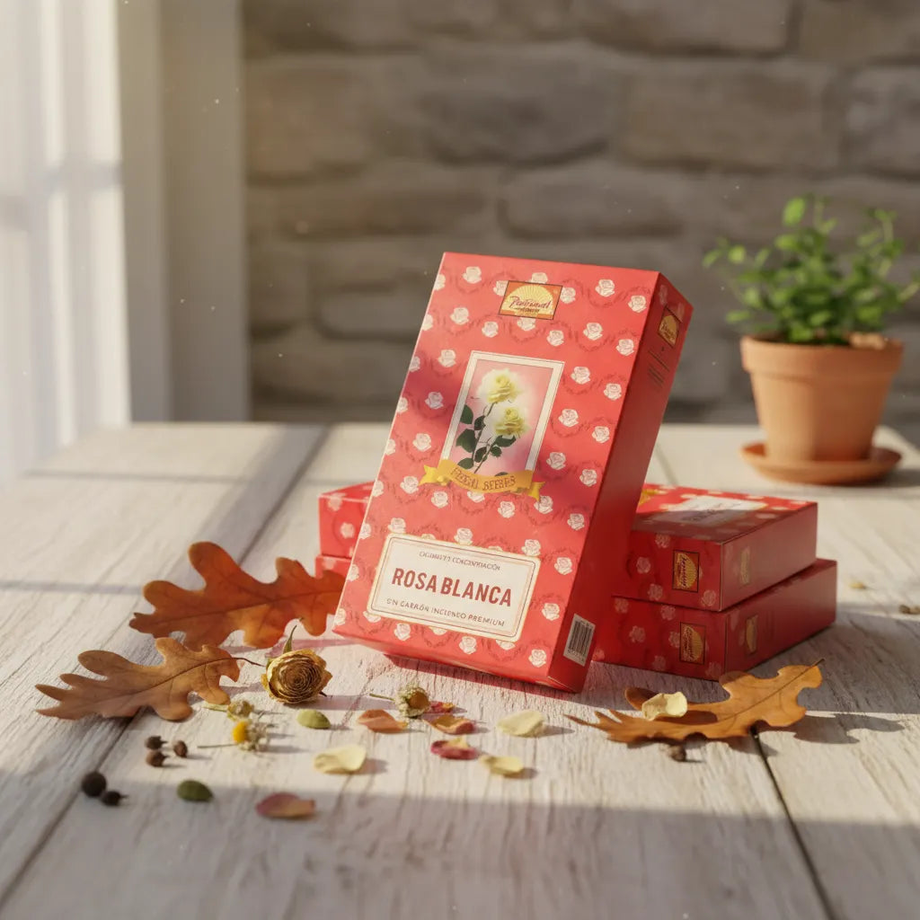 Incienso Masala Rosa Blanca