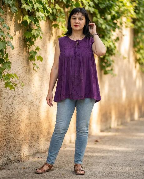 Blusa Babli Morada