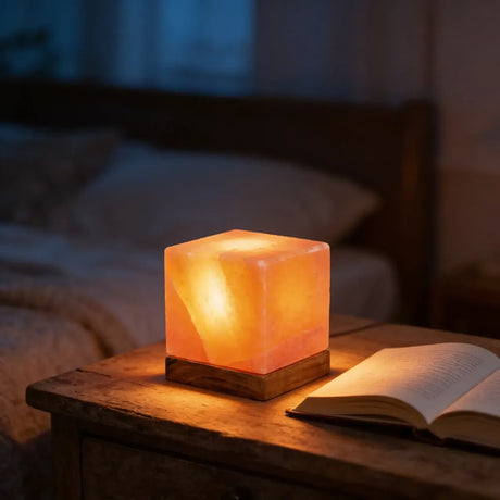 Lampara de Sal del Himalaya Cuadrada