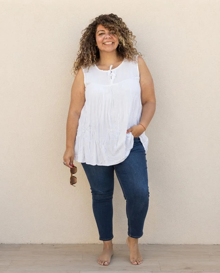 Blusa Chabi Blanca