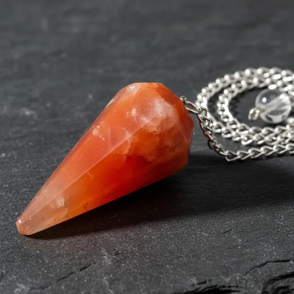 Péndulo Calcita Naranja