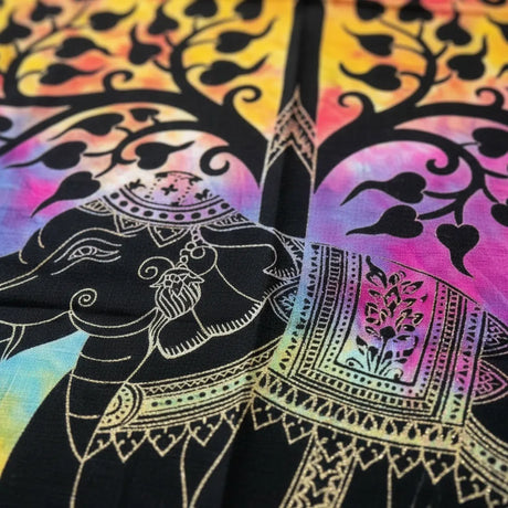 Tapiz Mural Árbol de la Vida Elefante