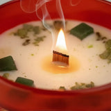 Vela Nag Champa con Jade Verde (Suerte Rápida)