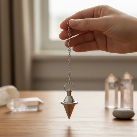 Péndulo Platillo Plateado