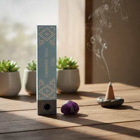 Incienso Nag Champa con Amatista