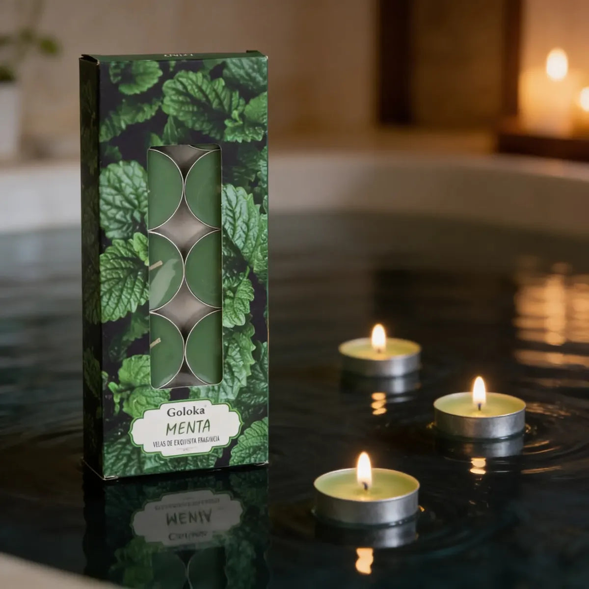 Vela Tealight Menta