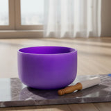 Cuenco Tibetano Cuarzo Violeta 12 Pulgadas Nota SI