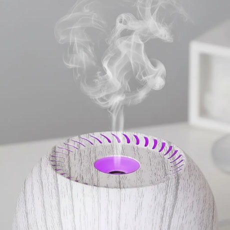 Humidificador Esfera Fan White Wood 130mL