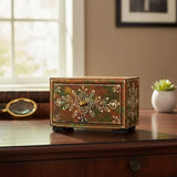 Cajonera India Esmeralda Carmesí