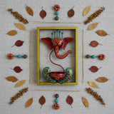 Cuadro Porta Vela Tribal Elephant