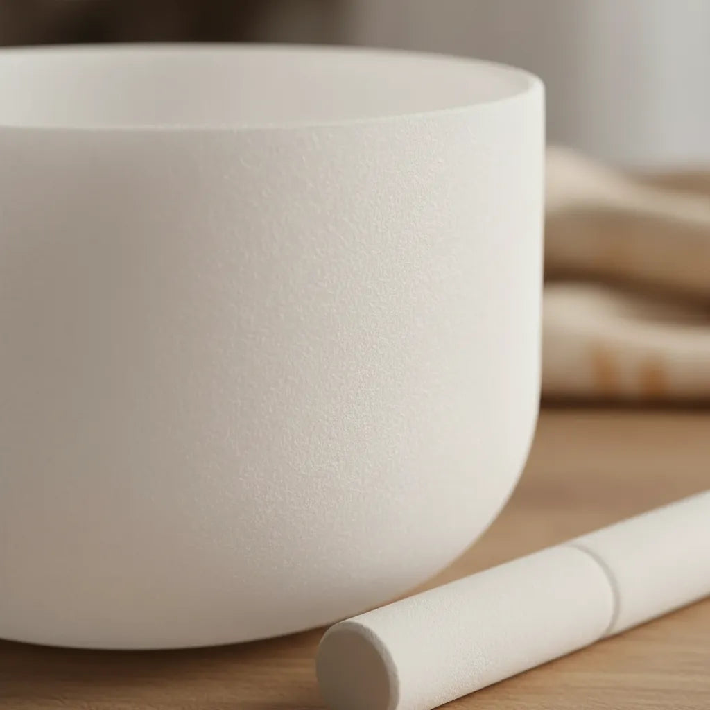 Cuenco Tibetano Cuarzo 8 Pulgadas Nota DO