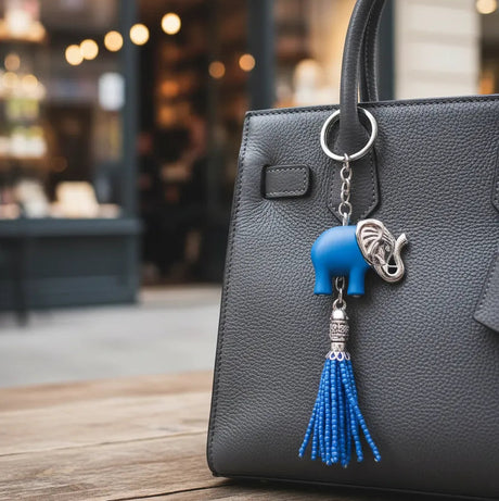 Llavero Elefante Azul