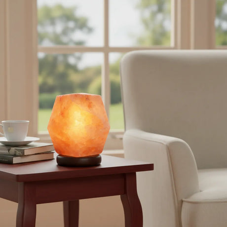 Lampara de Sal del Himalaya Diamante