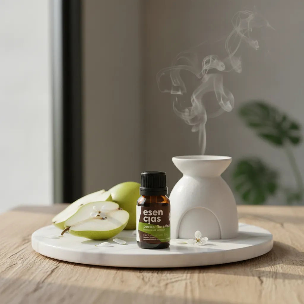 Aceite Esencial Peras y Flores Blancas