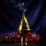 Porta Incienso y Quemador de Bronce Estrella