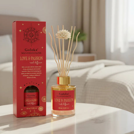 Difusor de Varilla Rosa con Cuarzo Rosado 100 mL