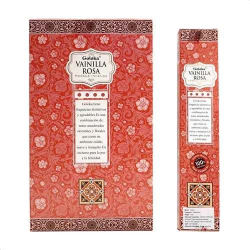 Incienso Natural Vainilla Rosa Fit - Goloka