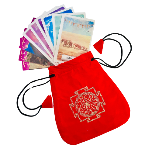 Bolsa Tarot Bordada - Diseño Shree Yantra