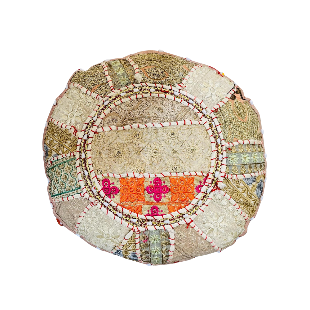 Cojin Beige Indio Redondo Talla S