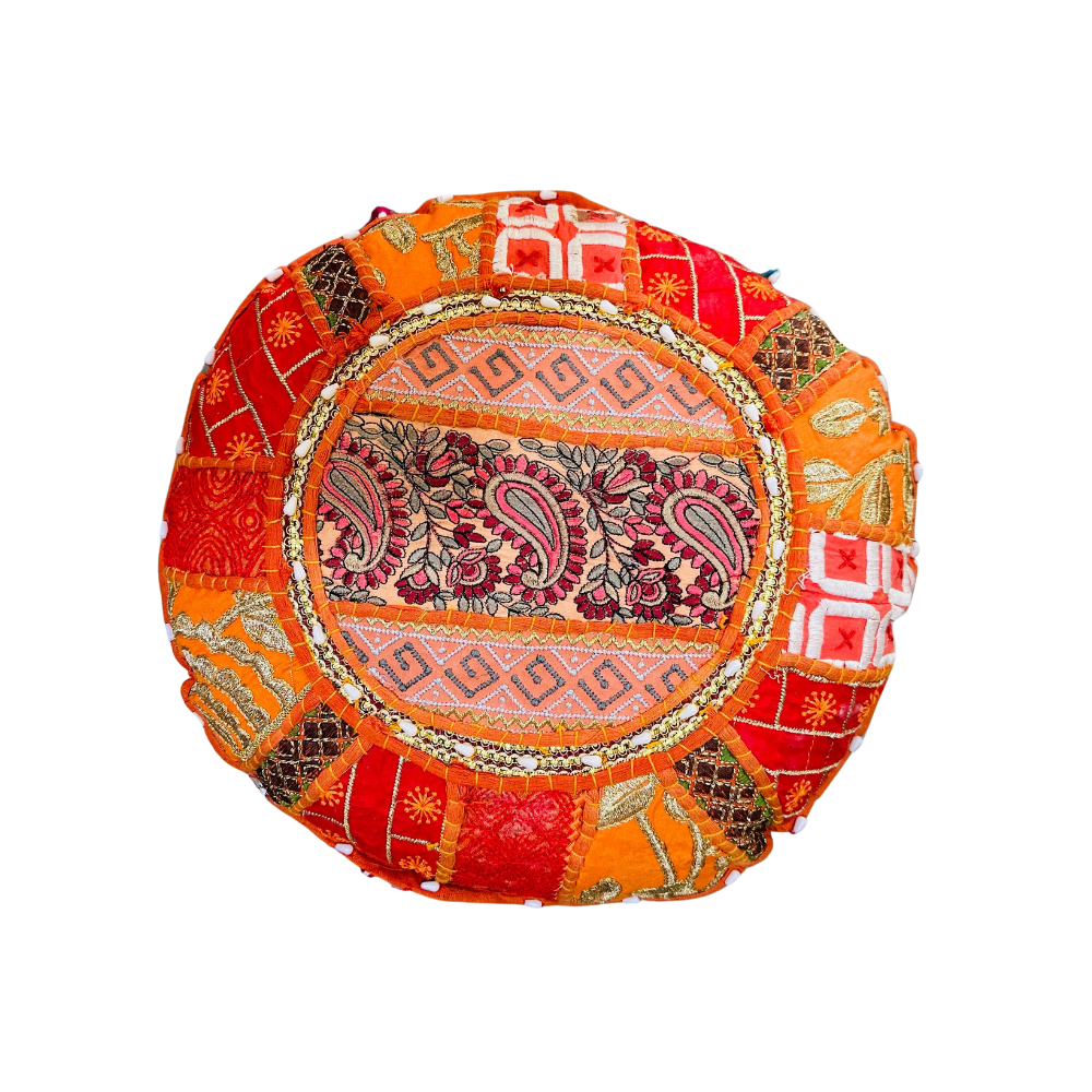 Cojin Naranjo Indio Redondo Talla S