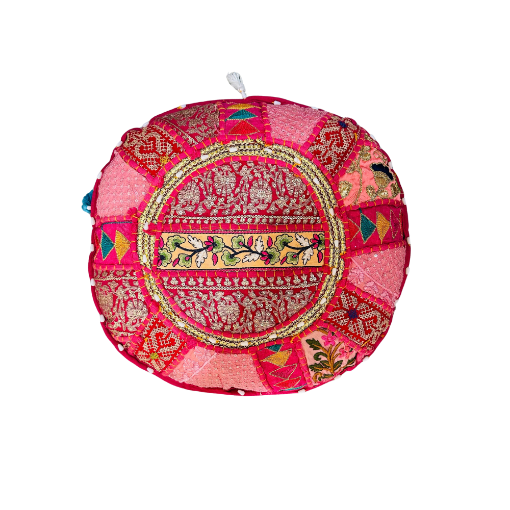 Cojin Rosado Indio Redondo Talla S