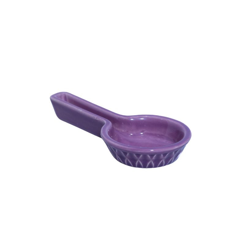 Sahumador Porta Incienso Esmaltado Violeta - Sagrada Madre