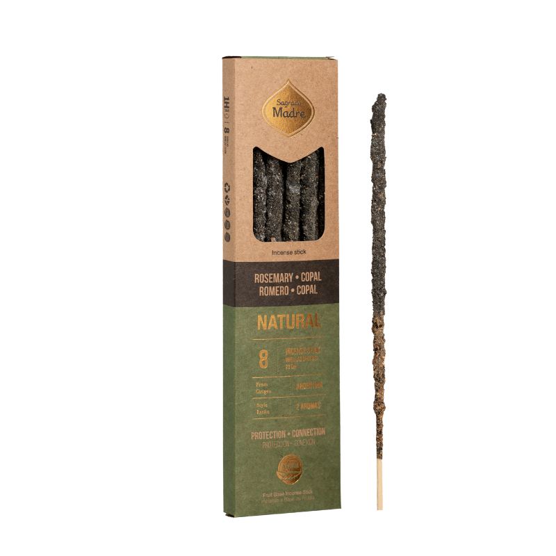 Sahumerio Dos Aromas Natural Copal Romero - Sagrada Madre