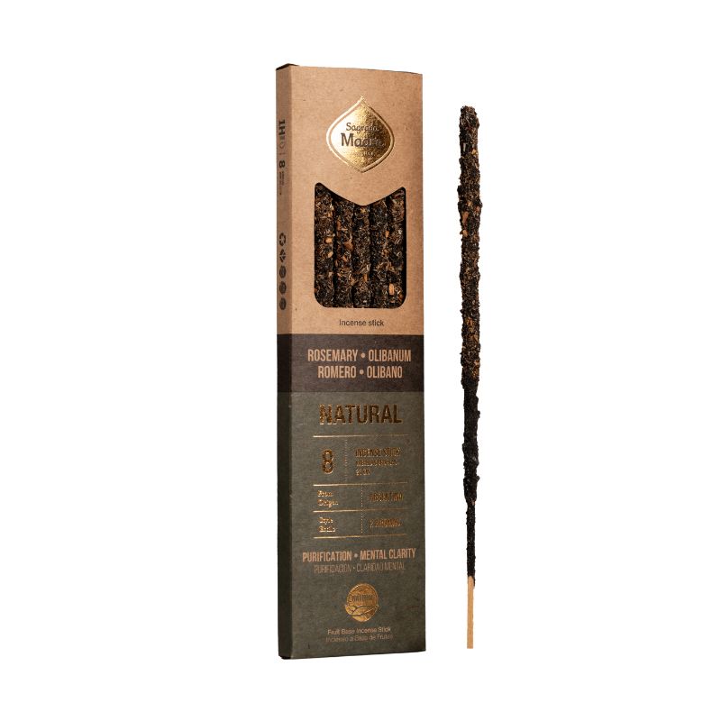 Sahumerio Dos Aromas Natural Romero Olíbano - Sagrada Madre