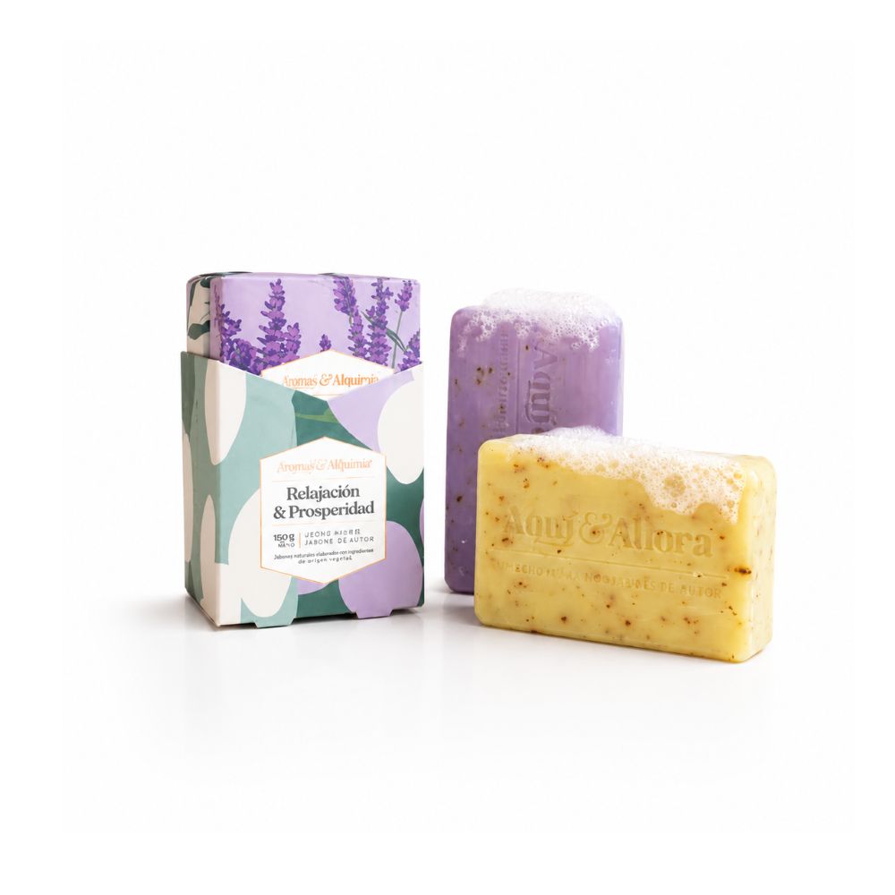 Pack 2 Jabones Aromaticos Relajacion & Prosperidad 150 gr