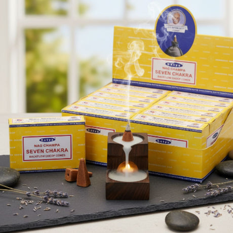 Incienso Cascada Siete Chakras 120 conos