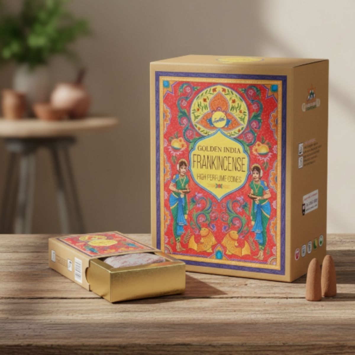 Incienso Cascada Golden Indian Frankincense 120 conos