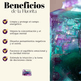 Pulsera Ajustable Fluorita 4mm